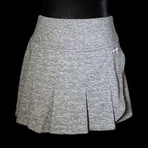 Brooks - Heather Gray Wool Blend Athletic Skirt -Size S